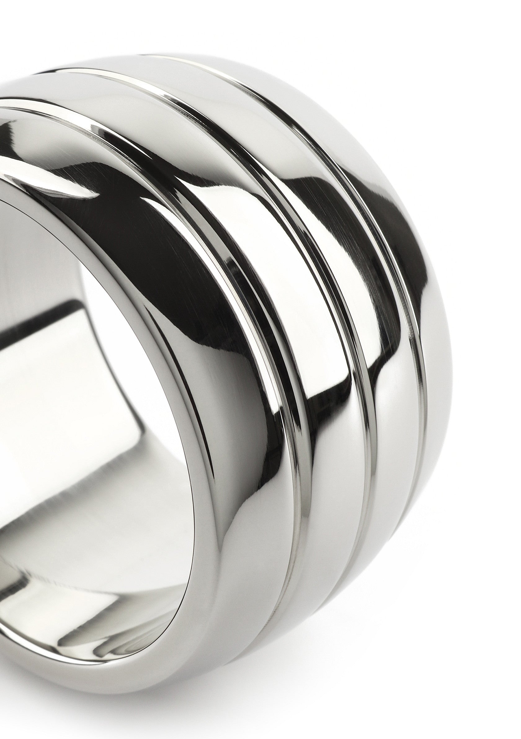 Mr. Steel Oval Barrel C-Ring 40mm SILVER - 4