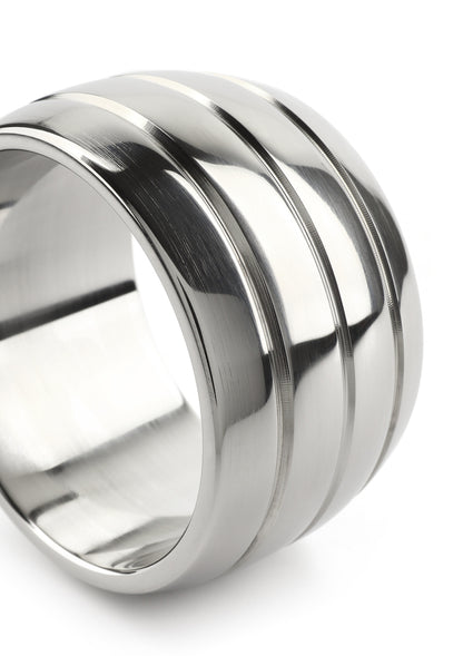 Mr. Steel Oval Barrel C-Ring 45mm SILVER - 4