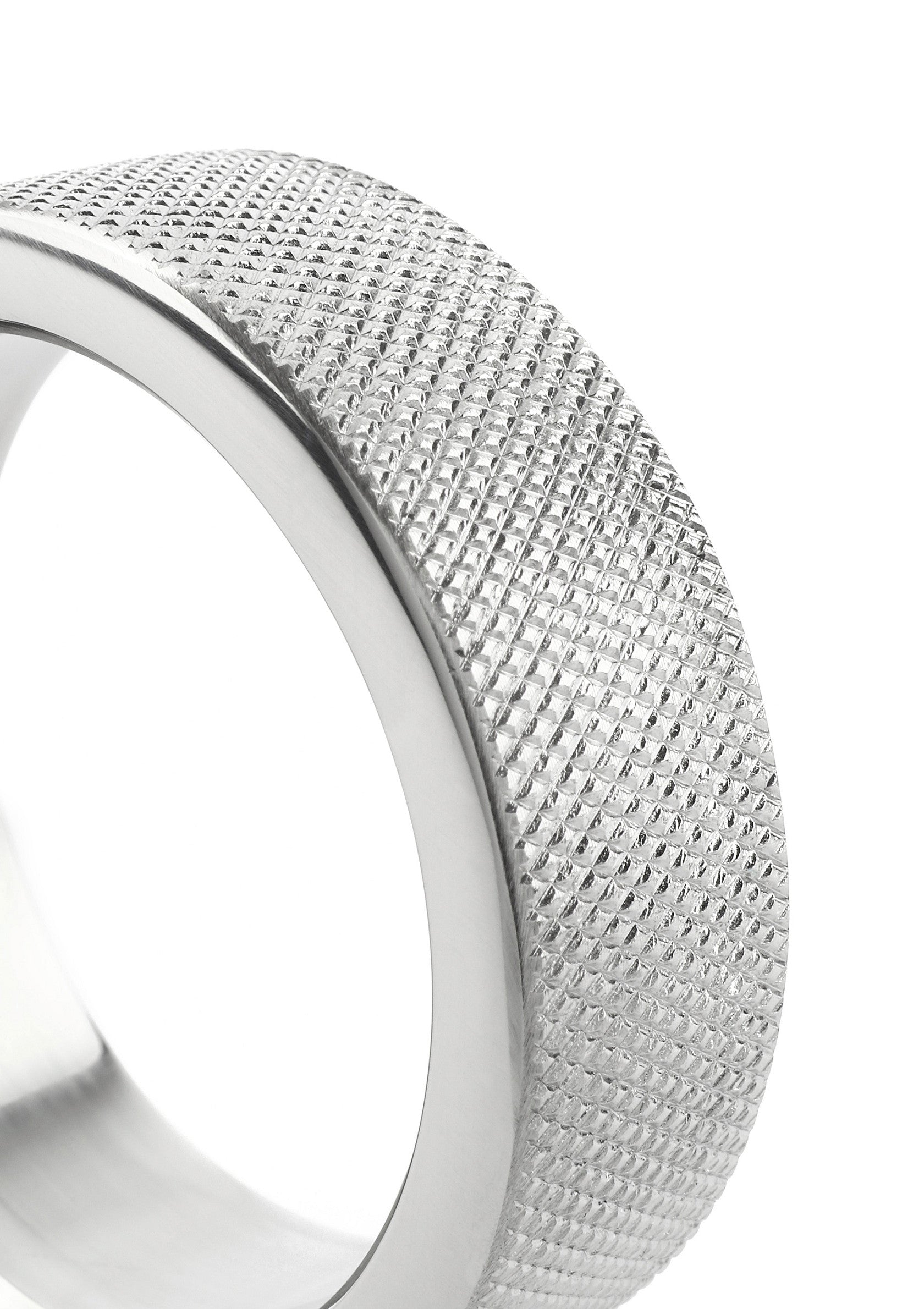 Mr. Steel CrissCross C-Ring 40mm SILVER - 1