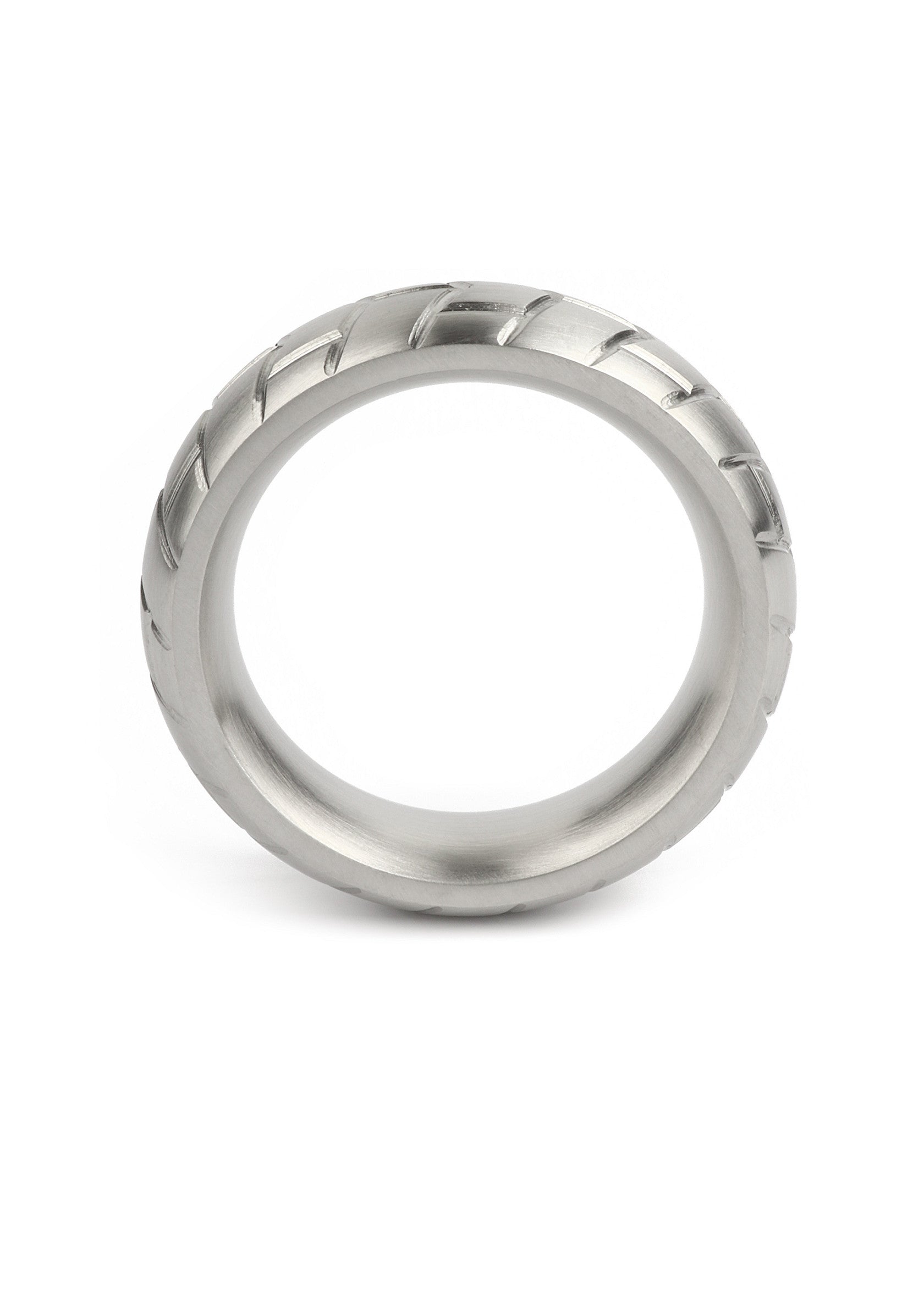Mr. Steel MeGa Tire C-Ring Satin 40mm SILVER - 1