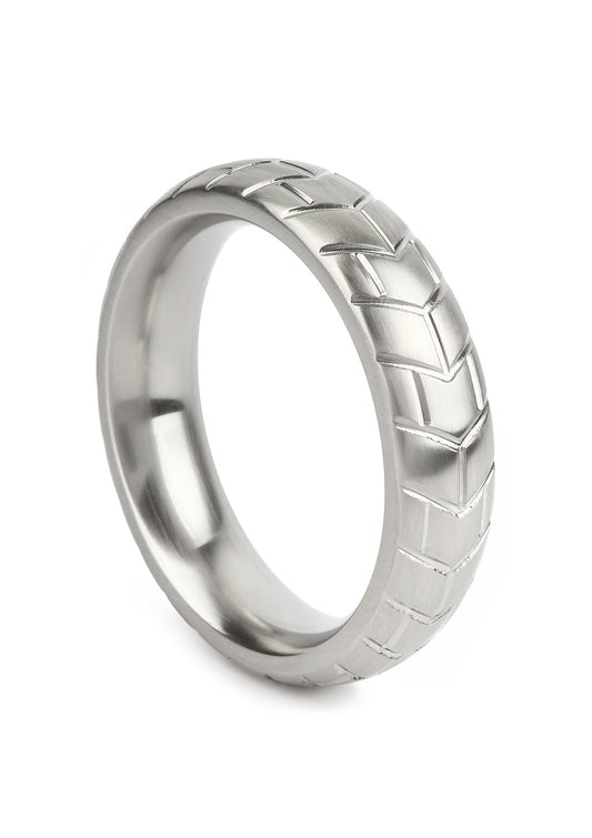 Mr. Steel MeGa Tire C-Ring Satin 55mm