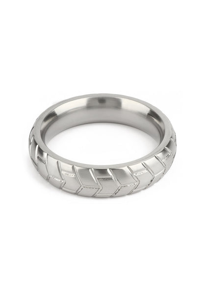 Mr. Steel MeGa Tire C-Ring Satin 55mm SILVER - 1