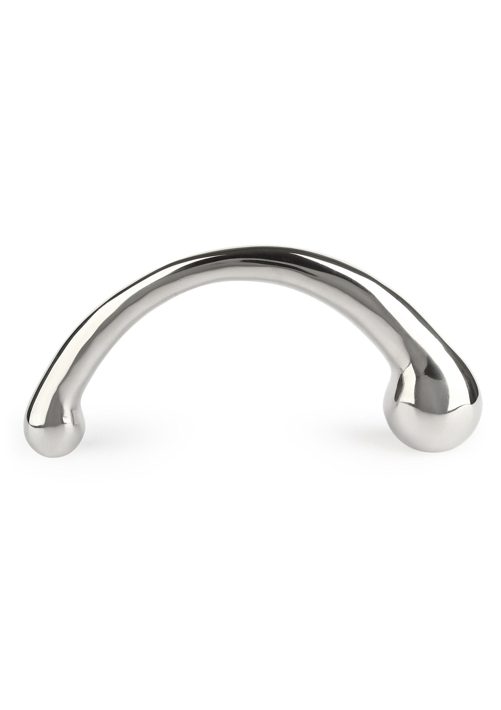 Mr. Steel The Curvy G-spot Double Ended SILVER - 0