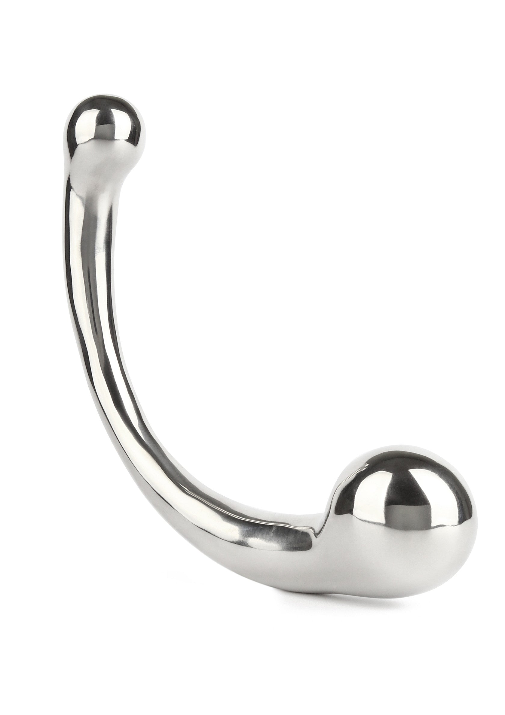 Mr. Steel The Curvy G-spot Double Ended SILVER - 4