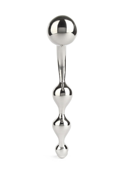 Mr. Steel Twisted Desire Bulb Wand SILVER - 3