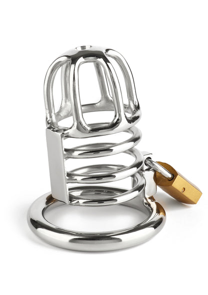 Mr. Steel Master Chastity Cock Cage SILVER - 1