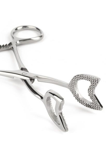 Mr. Steel Cube Tongs V Shape SILVER - 5