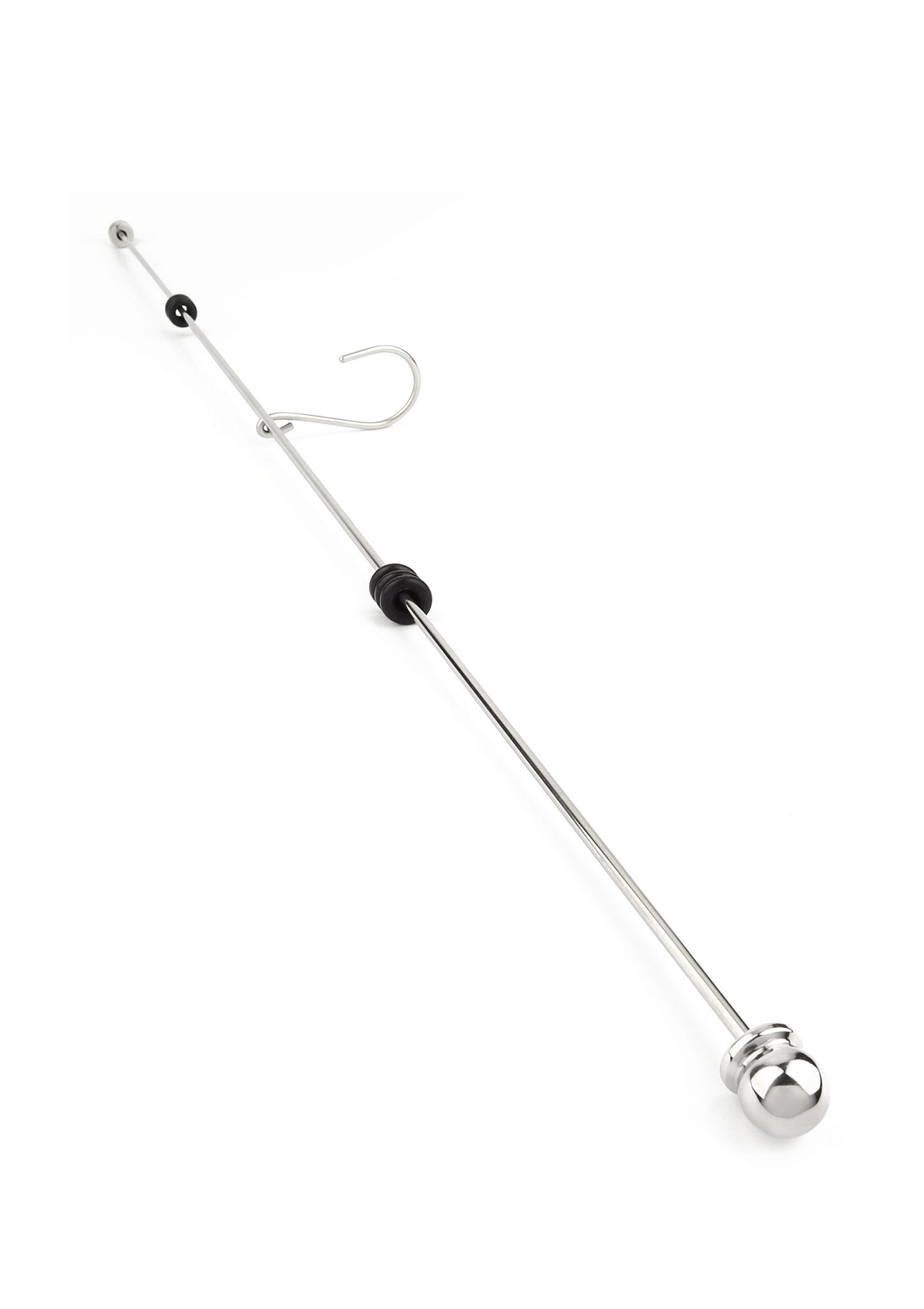 Mr. Steel Long Thai Hooked Pain Stick SILVER - 0