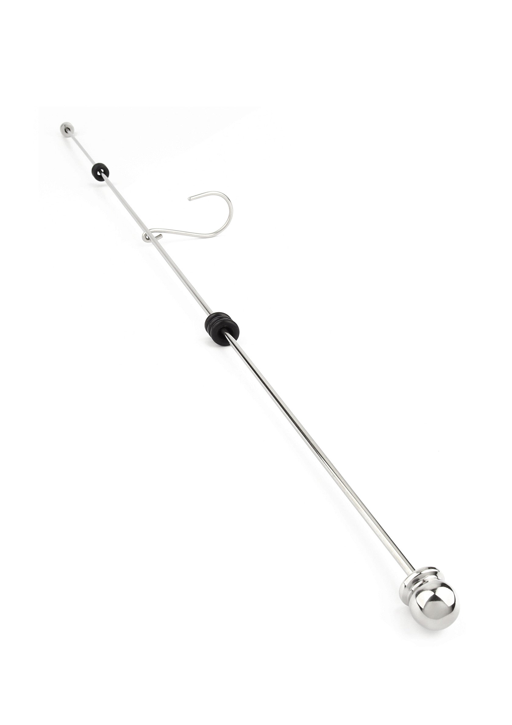 Mr. Steel Long Thai Hooked Pain Stick SILVER - 0