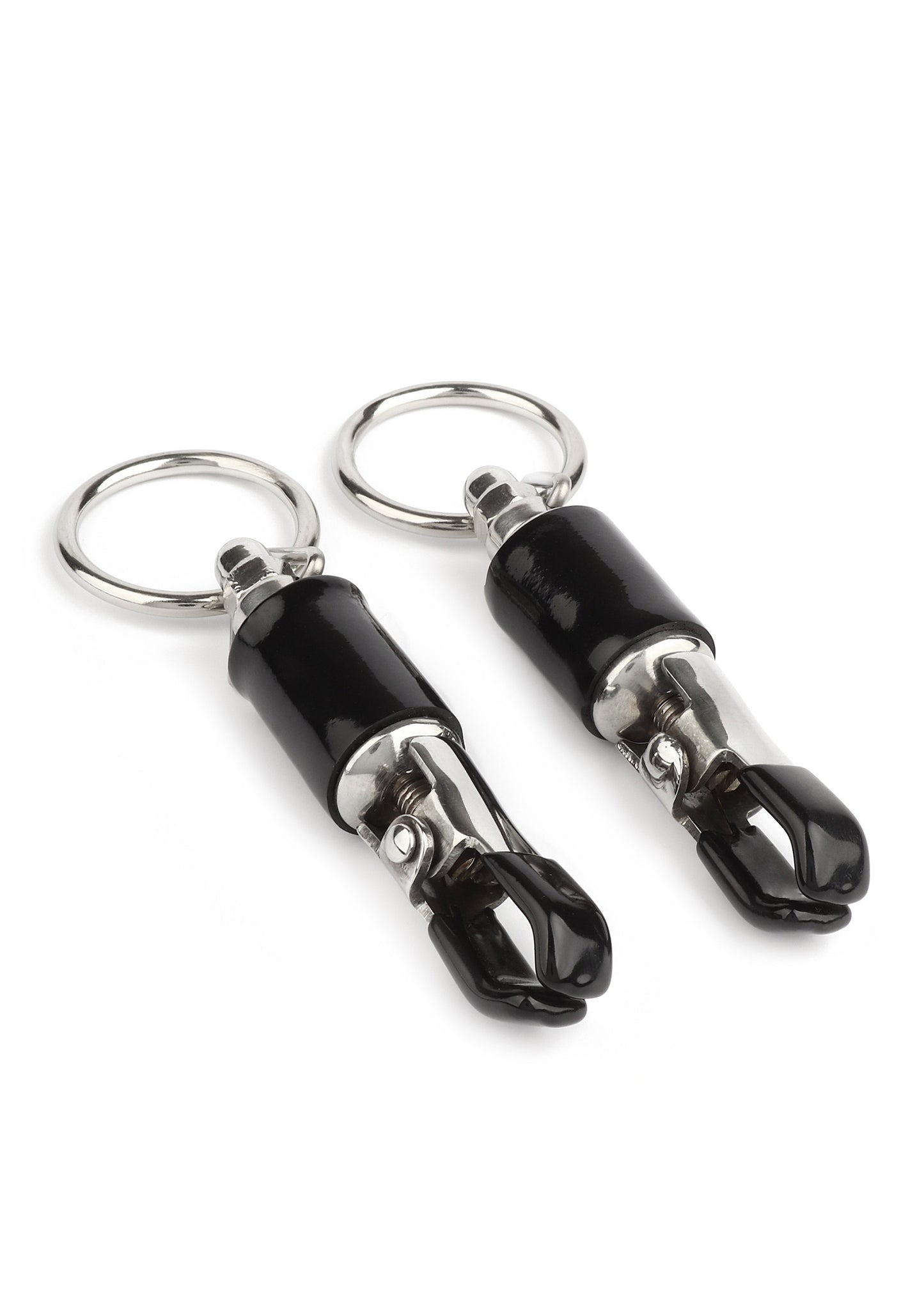 Mr. Steel Barrel Tit Clamps With Ring SILVER - 6