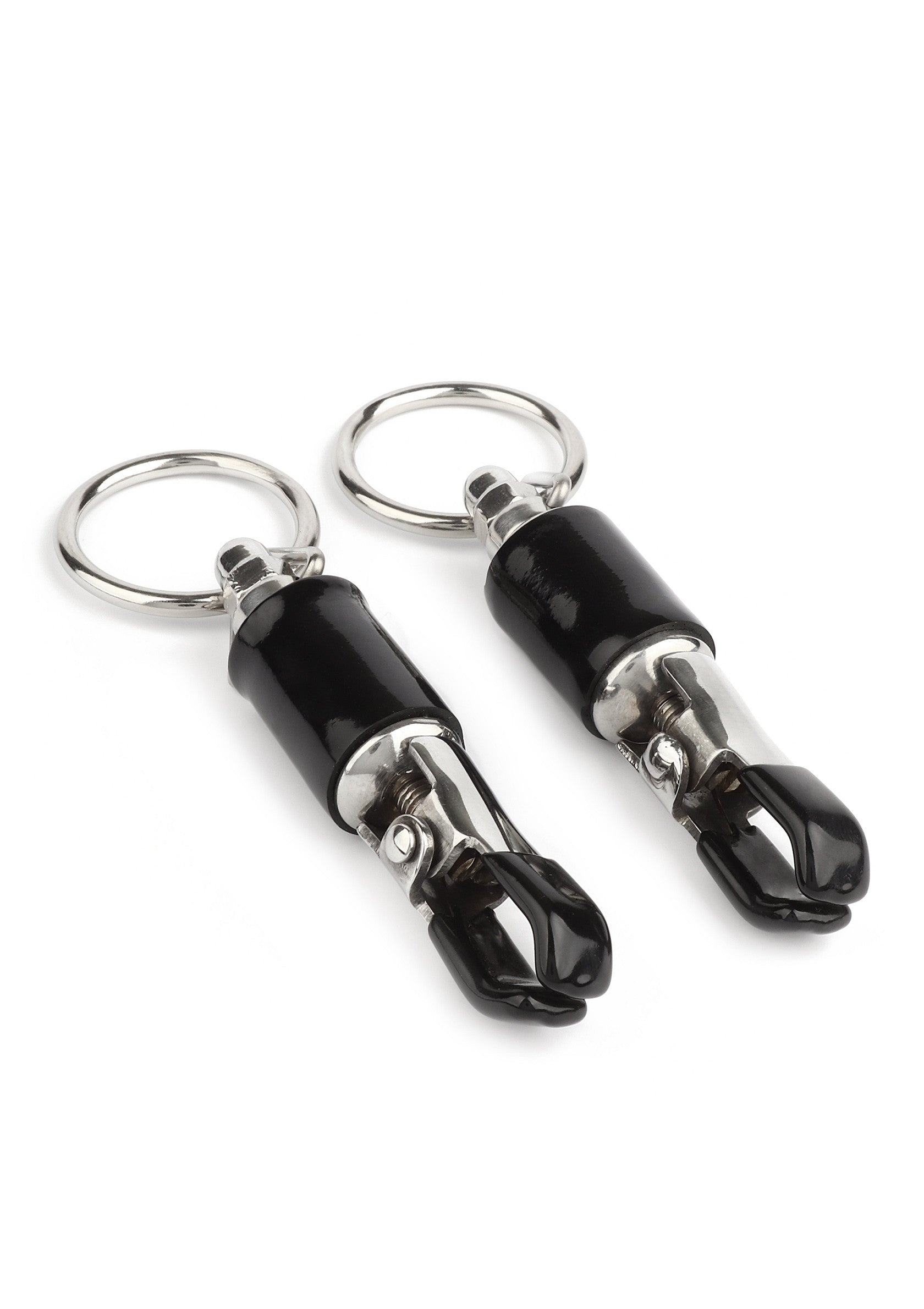 Mr. Steel Barrel Tit Clamps With Ring SILVER - 6