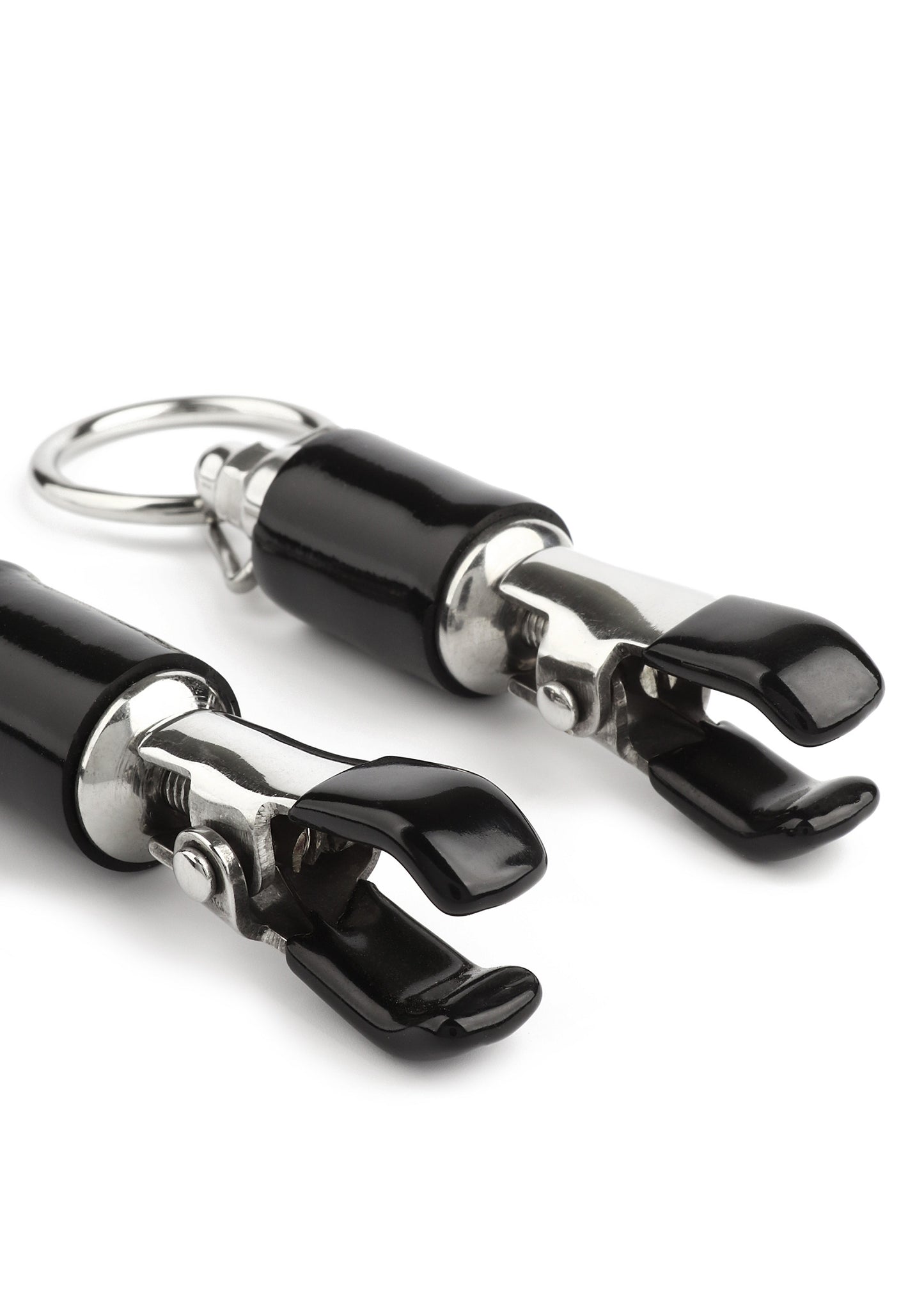 Mr. Steel Barrel Tit Clamps With Ring SILVER - 3