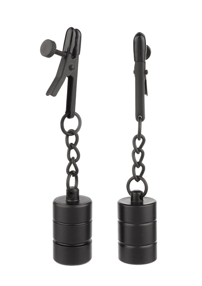 Mr. Steel Tingling Nipple Clamp Weight BLACK - 0