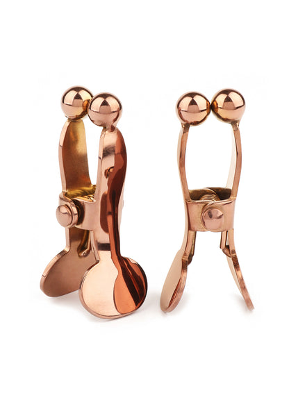 Mr. Steel Balls Pincher Nipple Clamps ROSEGOLD - 0