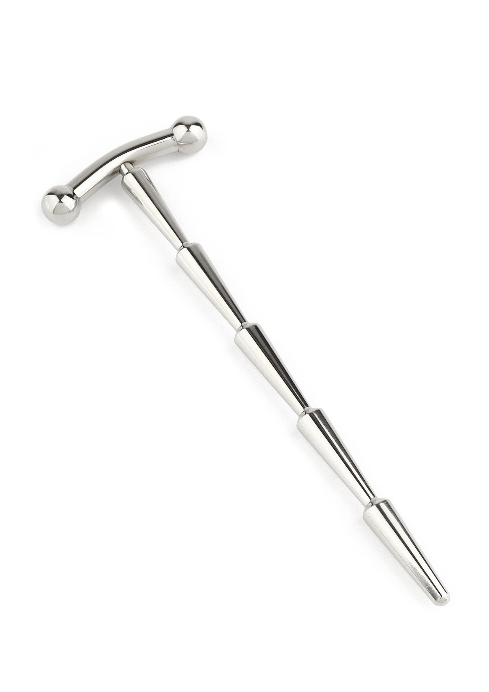 Mr. Steel Smooth Cum Rattle Penis Plug SILVER - 0