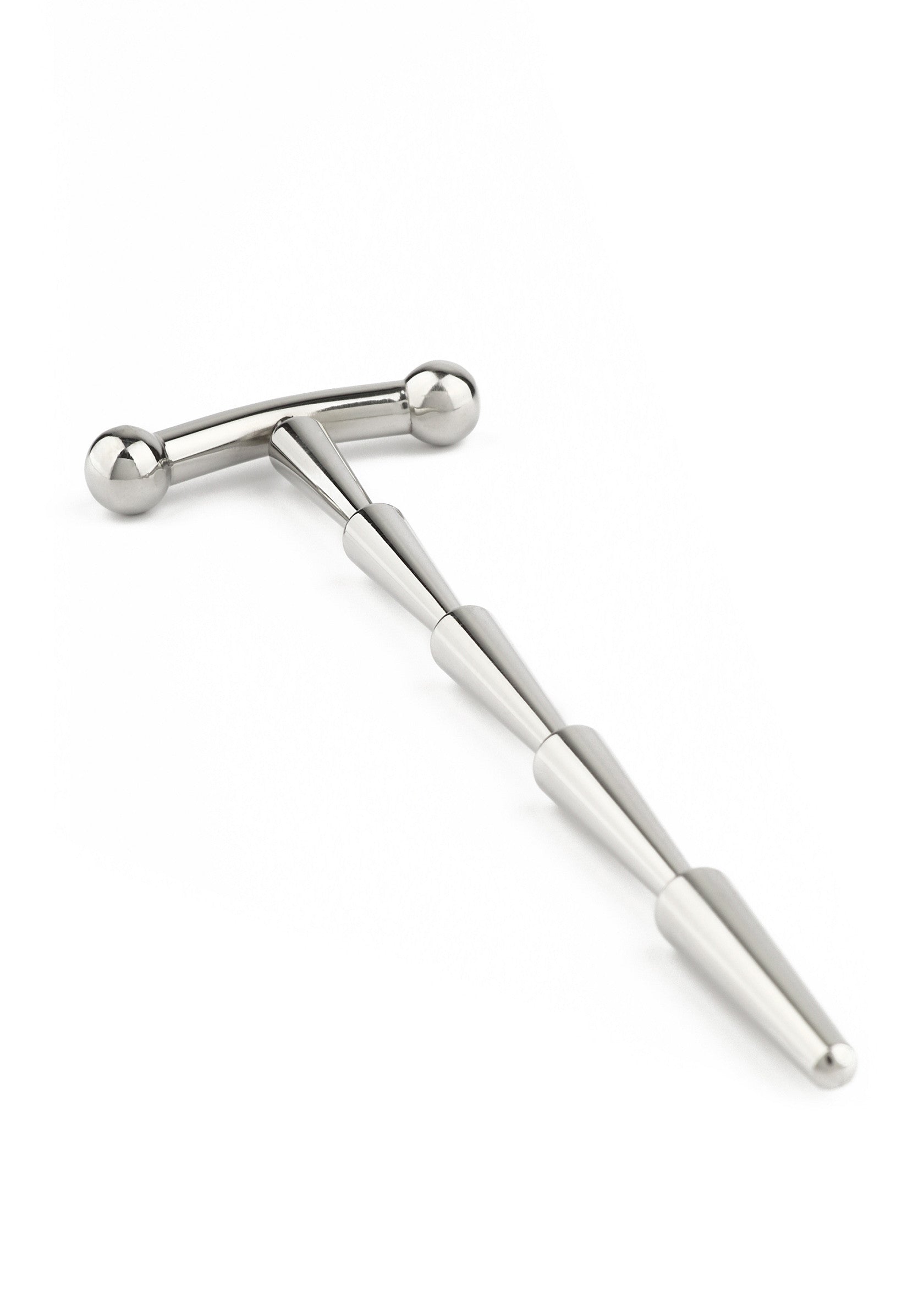 Mr. Steel Smooth Cum Rattle Penis Plug SILVER - 5