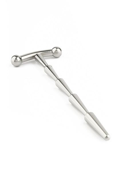 Mr. Steel Smooth Cum Rattle Penis Plug SILVER - 5