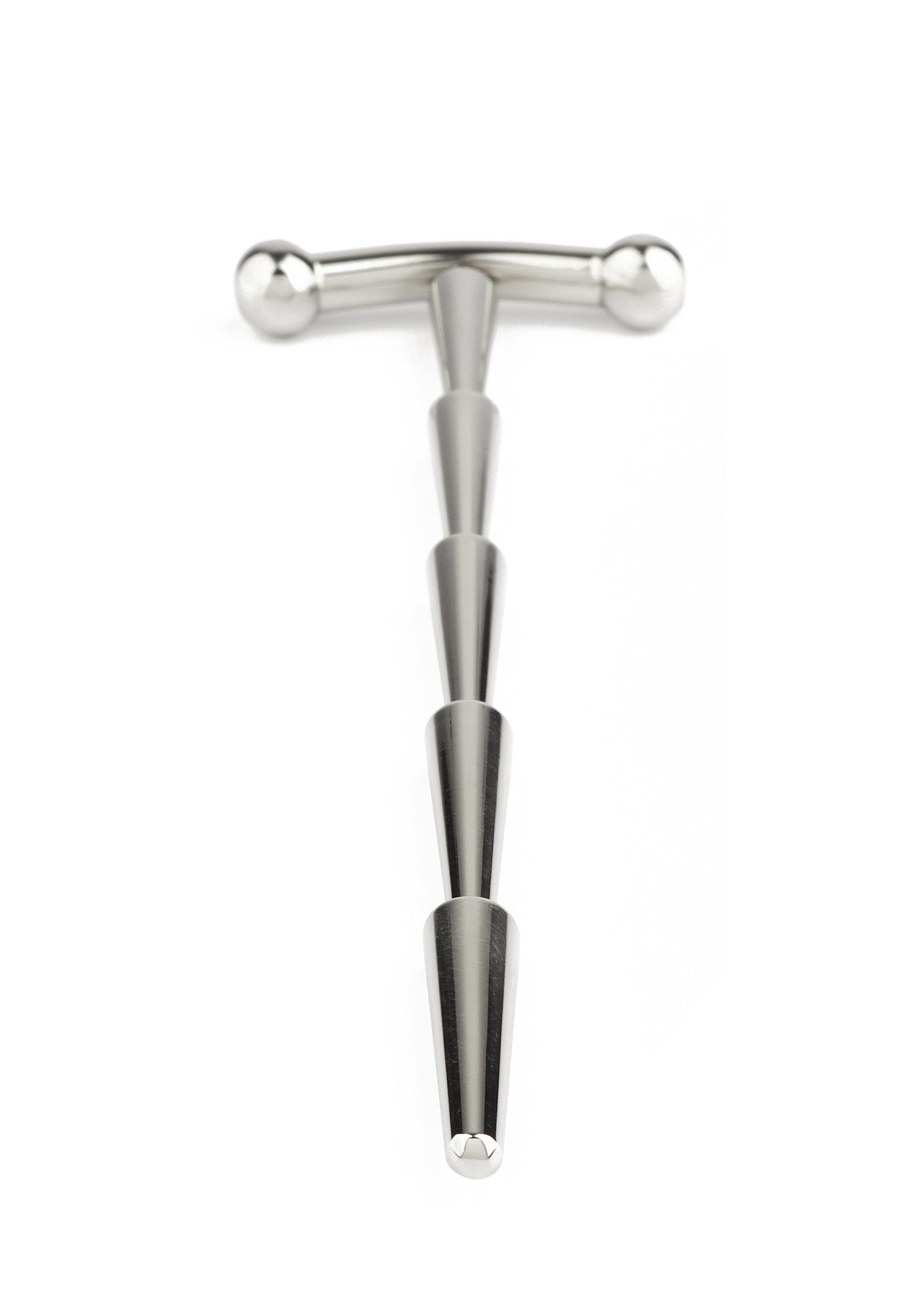 Mr. Steel Smooth Cum Rattle Penis Plug SILVER - 6