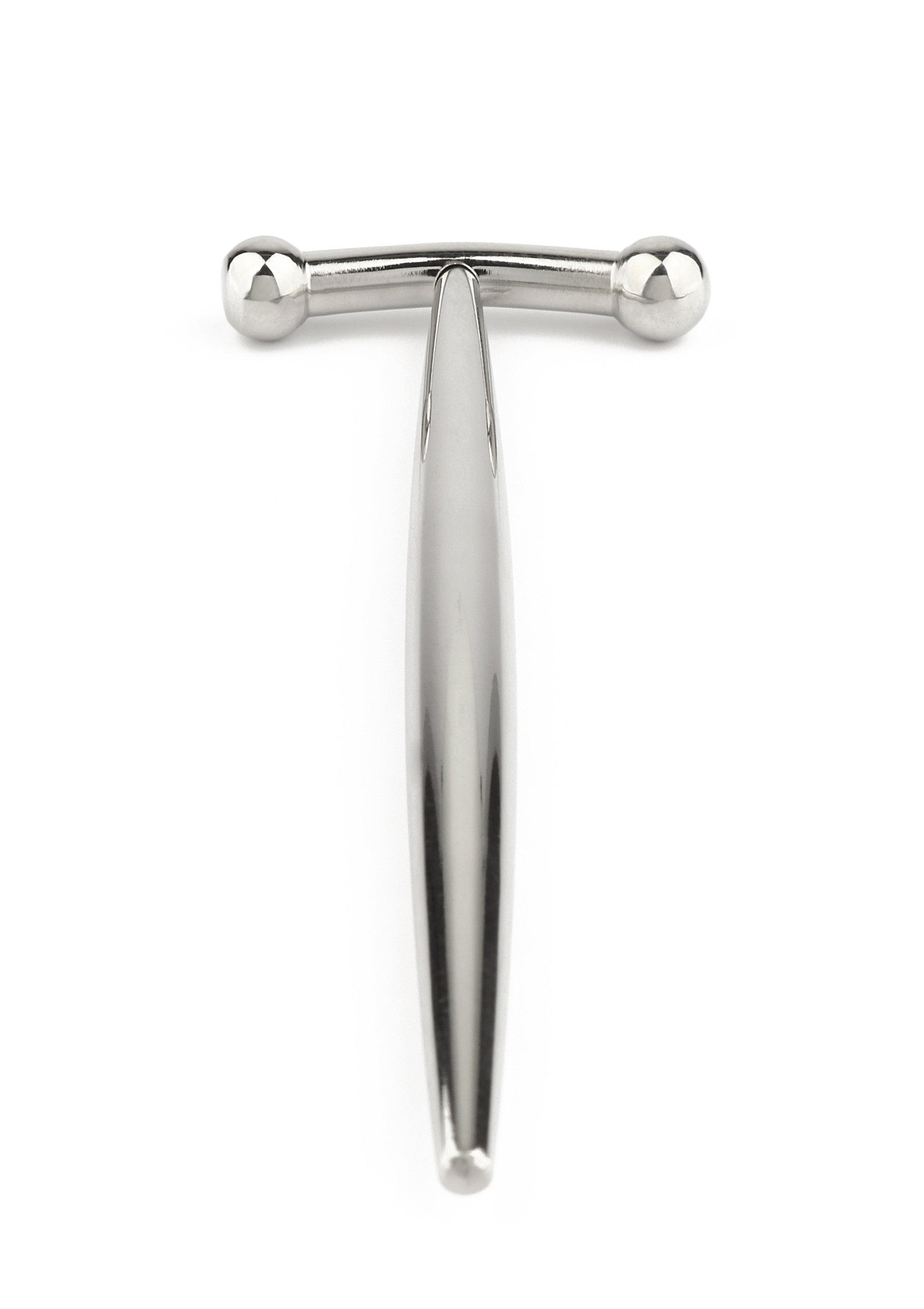 Mr. Steel DickVader Round Tip Penis Plug SILVER - 2