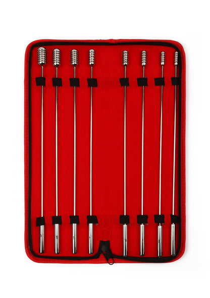 Mr. Steel Screw Me Urethral Sounds 8 Pcs SILVER - 2