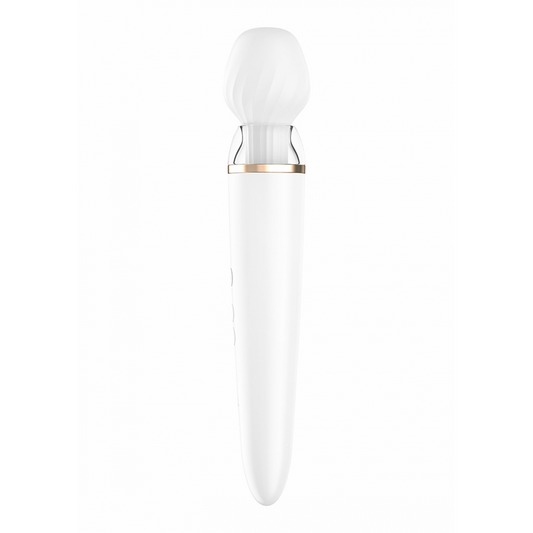 Double Wand-er Wand - Massage Wand en Vibrator - Wit