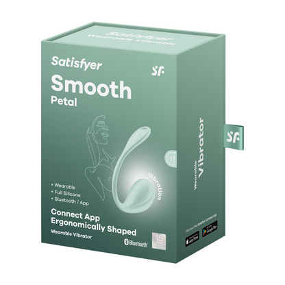 Smooth Petal Connect App - Draagbare Paar Vibrator - Mint Grün - 4
