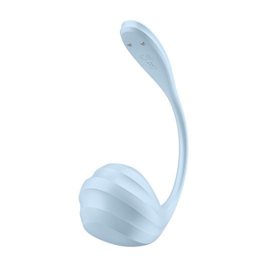 Glad Petal Connect App - Draagbare Koppel Vibrator - Lichtblauw