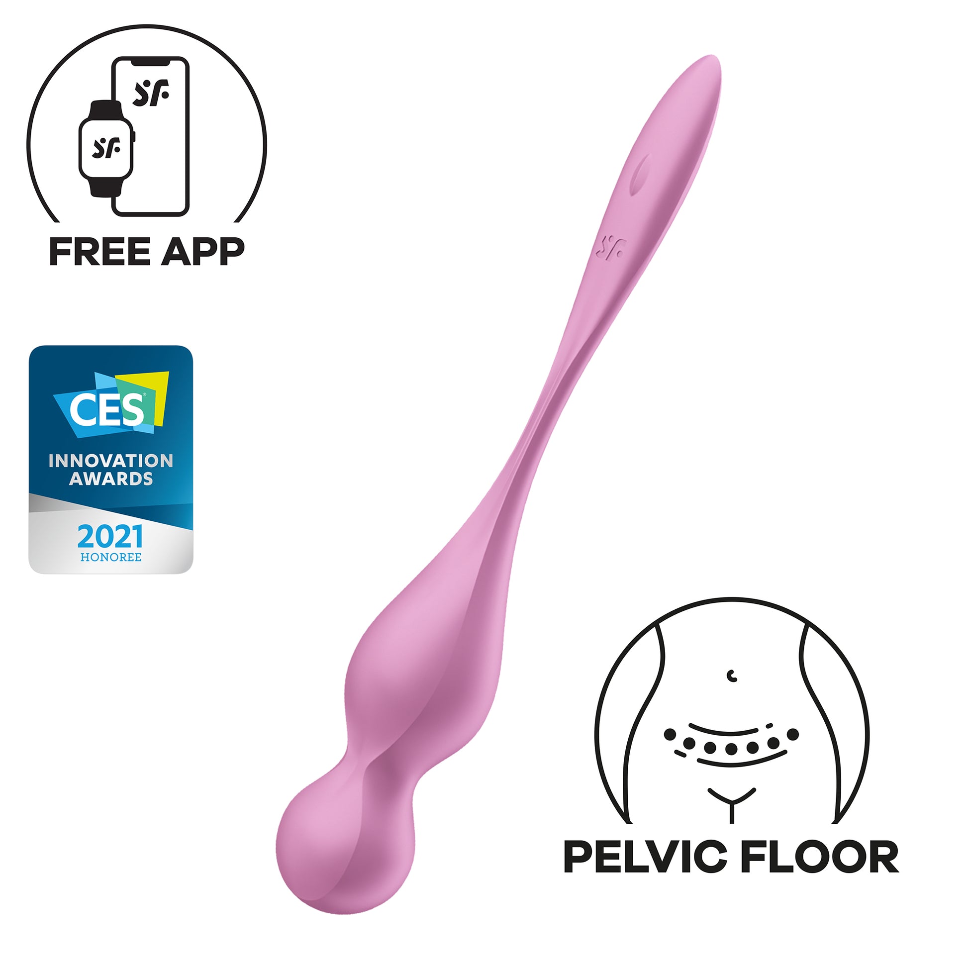 Love Birds 1 - Kegel Oefeningen en G-spot Stimulatie - Roze Pink - 2
