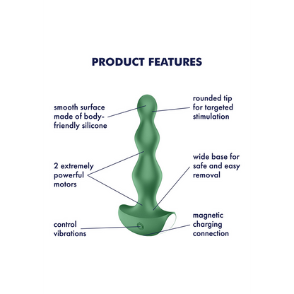 Lolli Plug 2 - Classic Vibrator - Groen Grün - 2