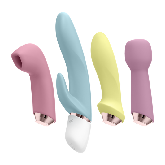 Marvelous Four - Vibromasseur avec différents accessoires