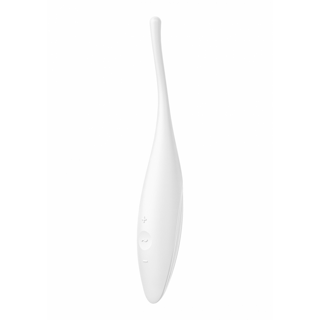 Draaiende Vreugde - Tip Vibrator - Wit Weiß - 1