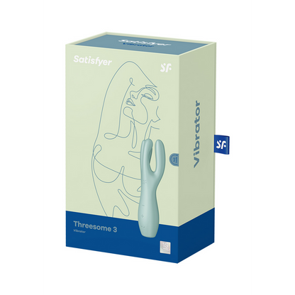 Threesome 3 - Lay-on Vibrator - Mint Grün - 0