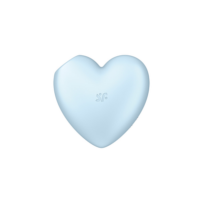 Cutie Heart - Air Pulse Stimulator and Vibration - Blue Blauw - 1