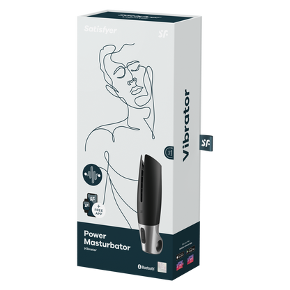 Power Masturbator - Black Zwart - 1