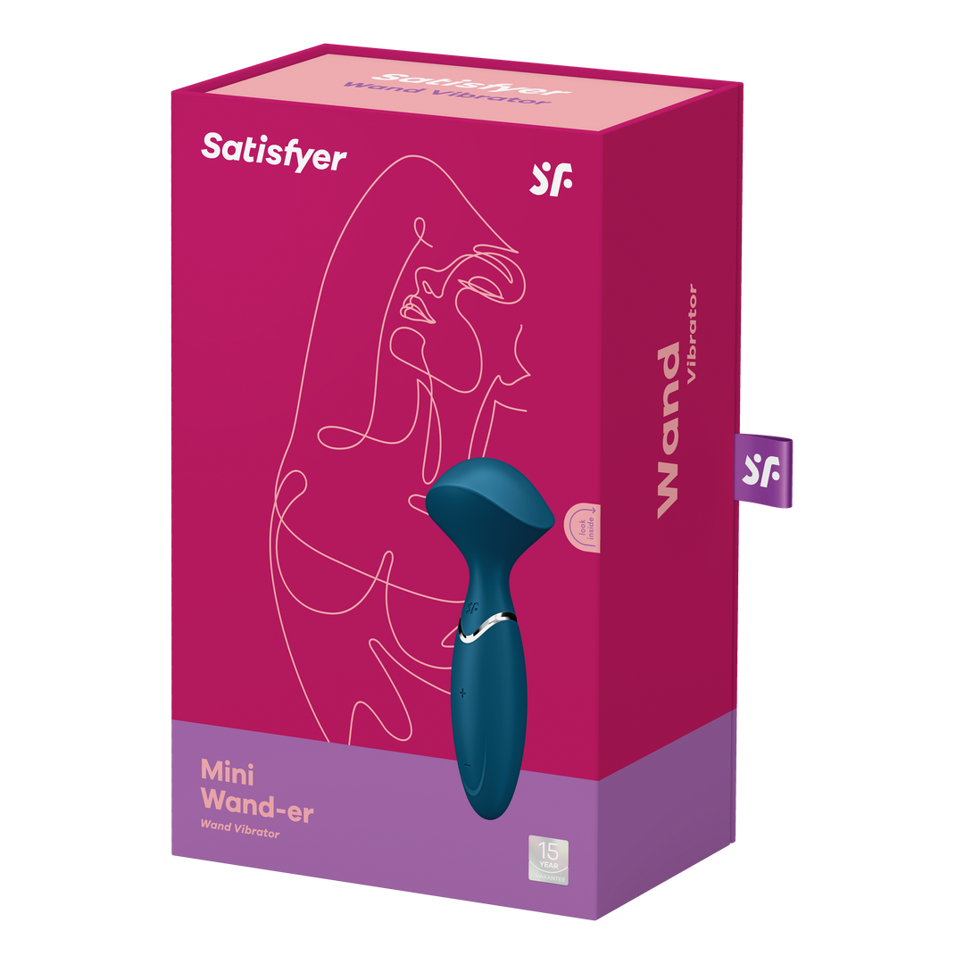 Mini Wand-er - Wand Masturbator Blauw - 0