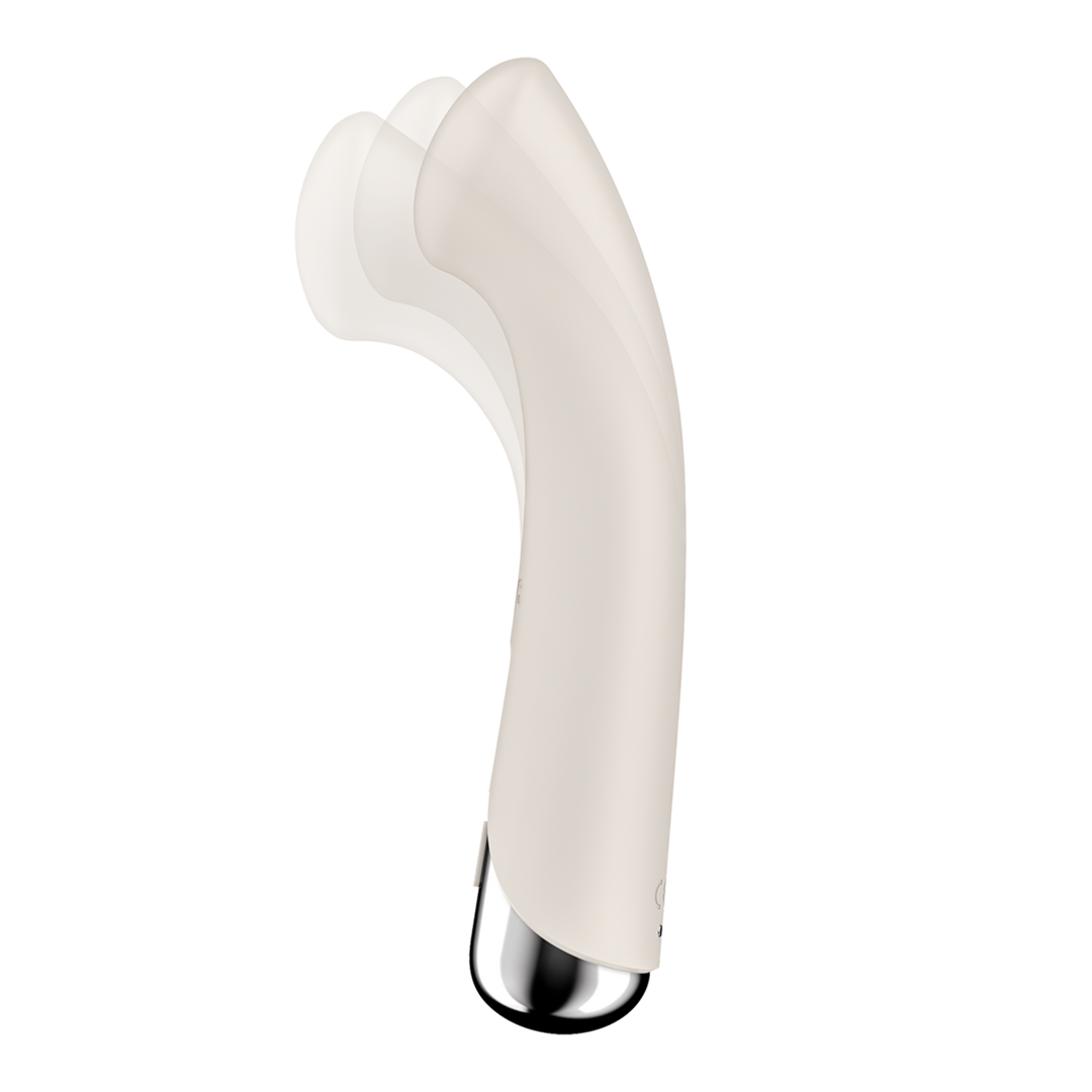 Spinning G-Spot 1 - Rotating G-Spot Vibrator - Beige Weiß - 1
