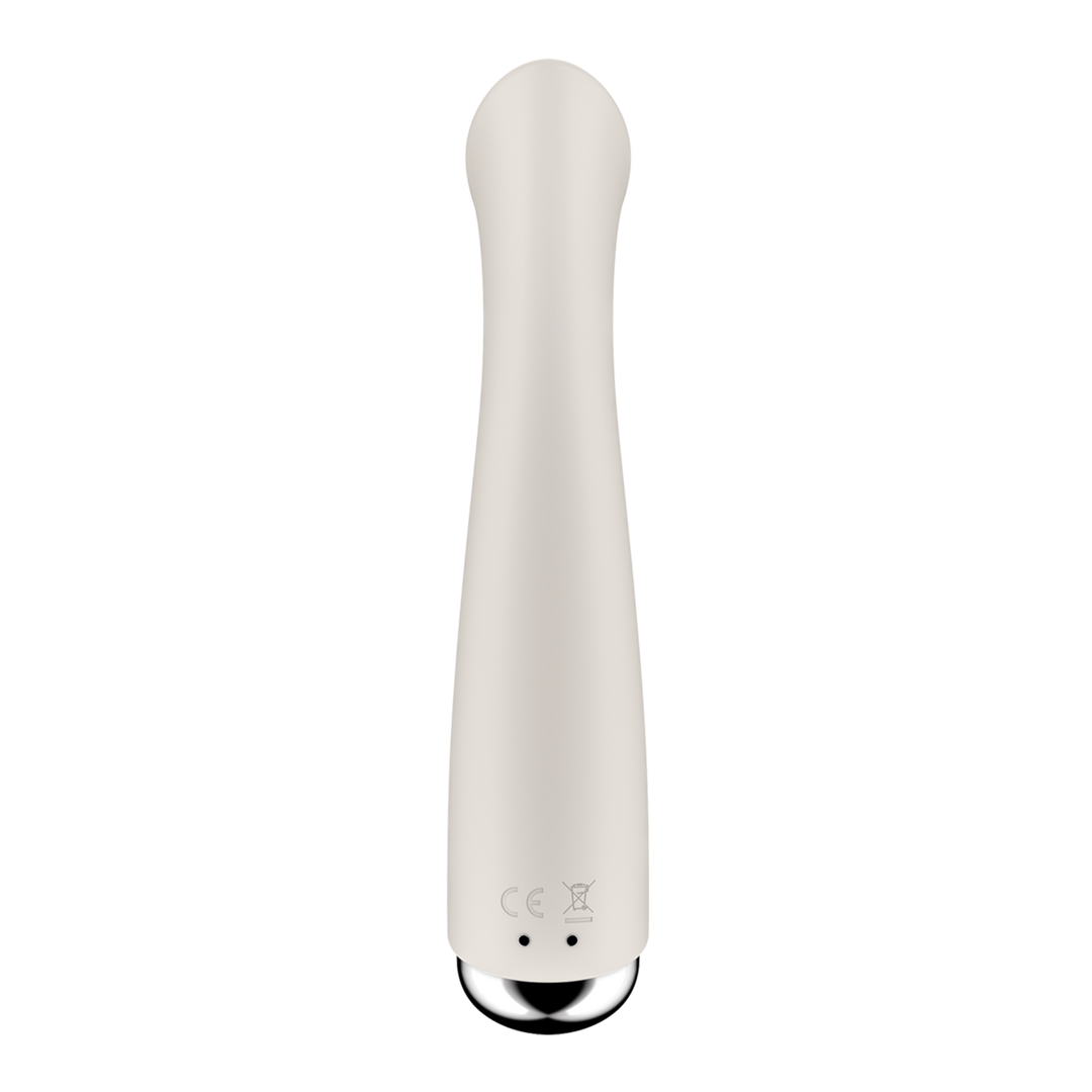 Spinning G-Spot 1 - Rotating G-Spot Vibrator - Beige Weiß - 0