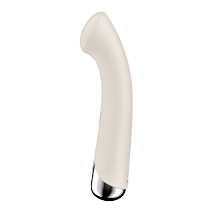 Spinning G-Spot 1 - Rotating G-Spot Vibrator - Beige Weiß - 6