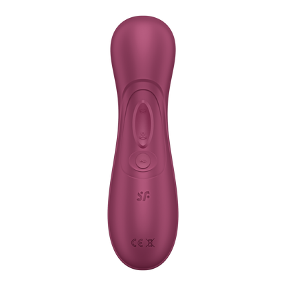 Pro 2 Generatie 3 - Double Air Pulse Vibrator - Liquid Air en Connect App - Wijnrood Violett - 4