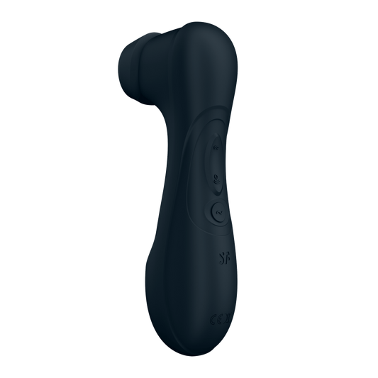 Pro 2 Génération 3 - Vibromasseur à double impulsion d'air - Air liquide et application Connect - Noir