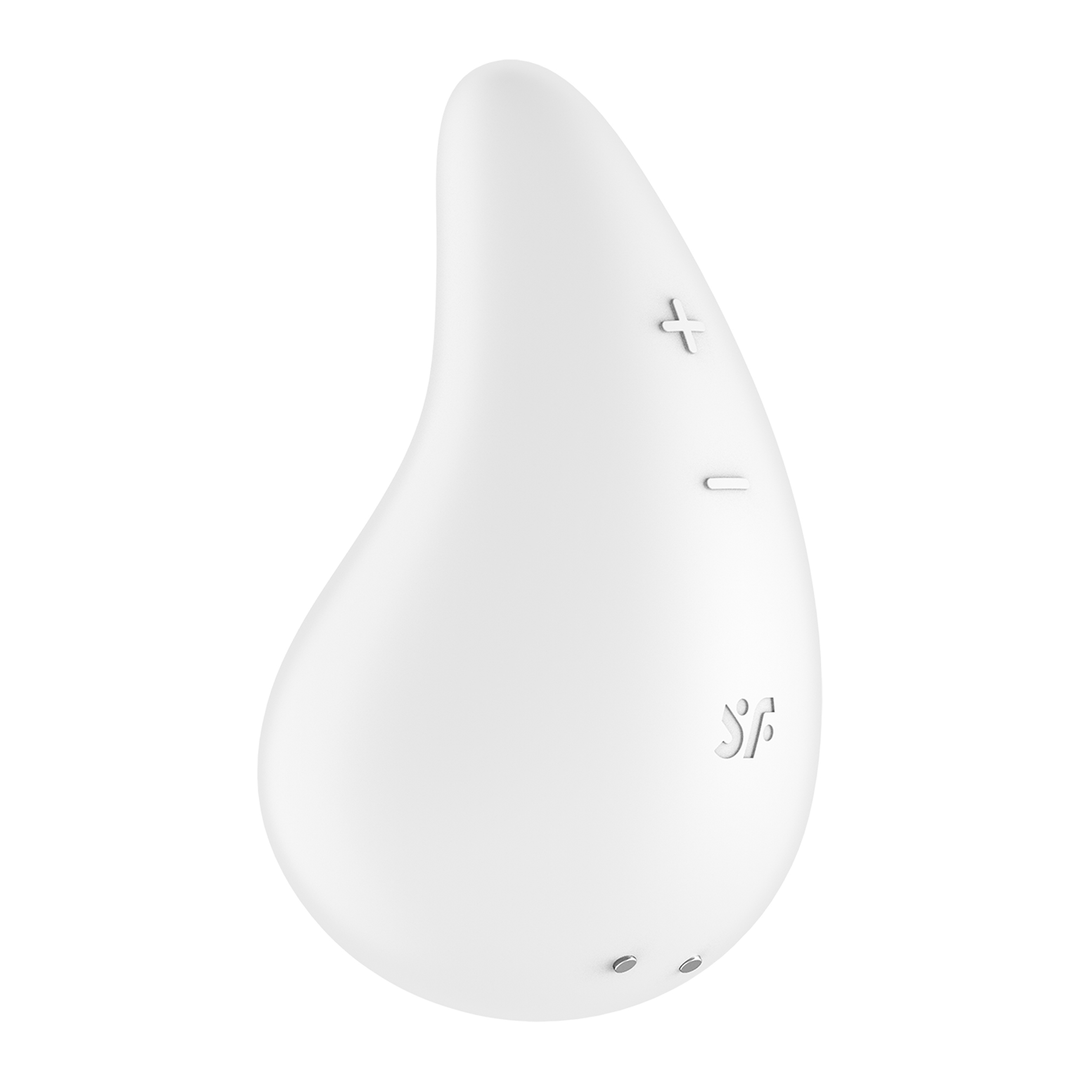 Dew Drop - Lay-on Vibrator - White Wit - 5
