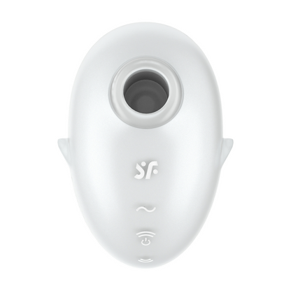 Cutie Ghost - Air Pulse Vibrator - Wit Weiß - 4