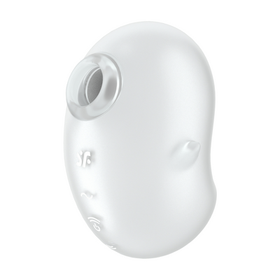 Cutie Ghost - Air Pulse Vibrator - White Wit - 4