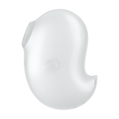 Cutie Ghost - Air Pulse Vibrator - White Wit - 2