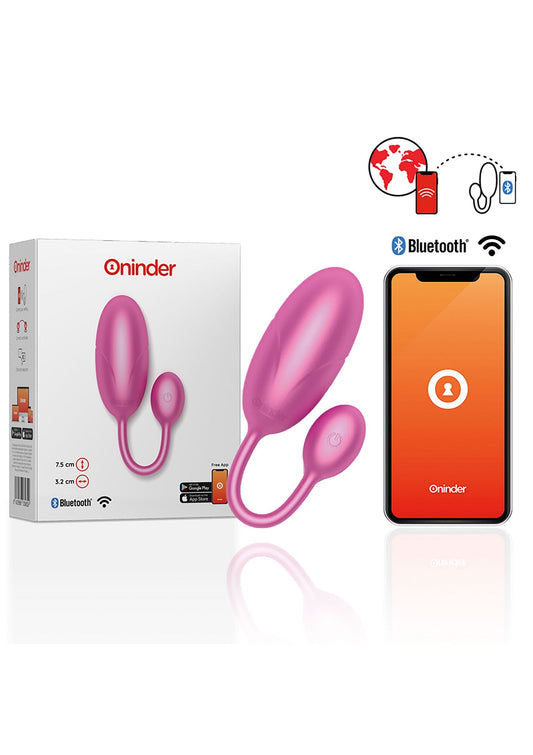 Tokyo Vibrating Egg + App - Roze