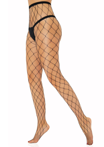 Over Sized Net Tights BLACK O/S - 3