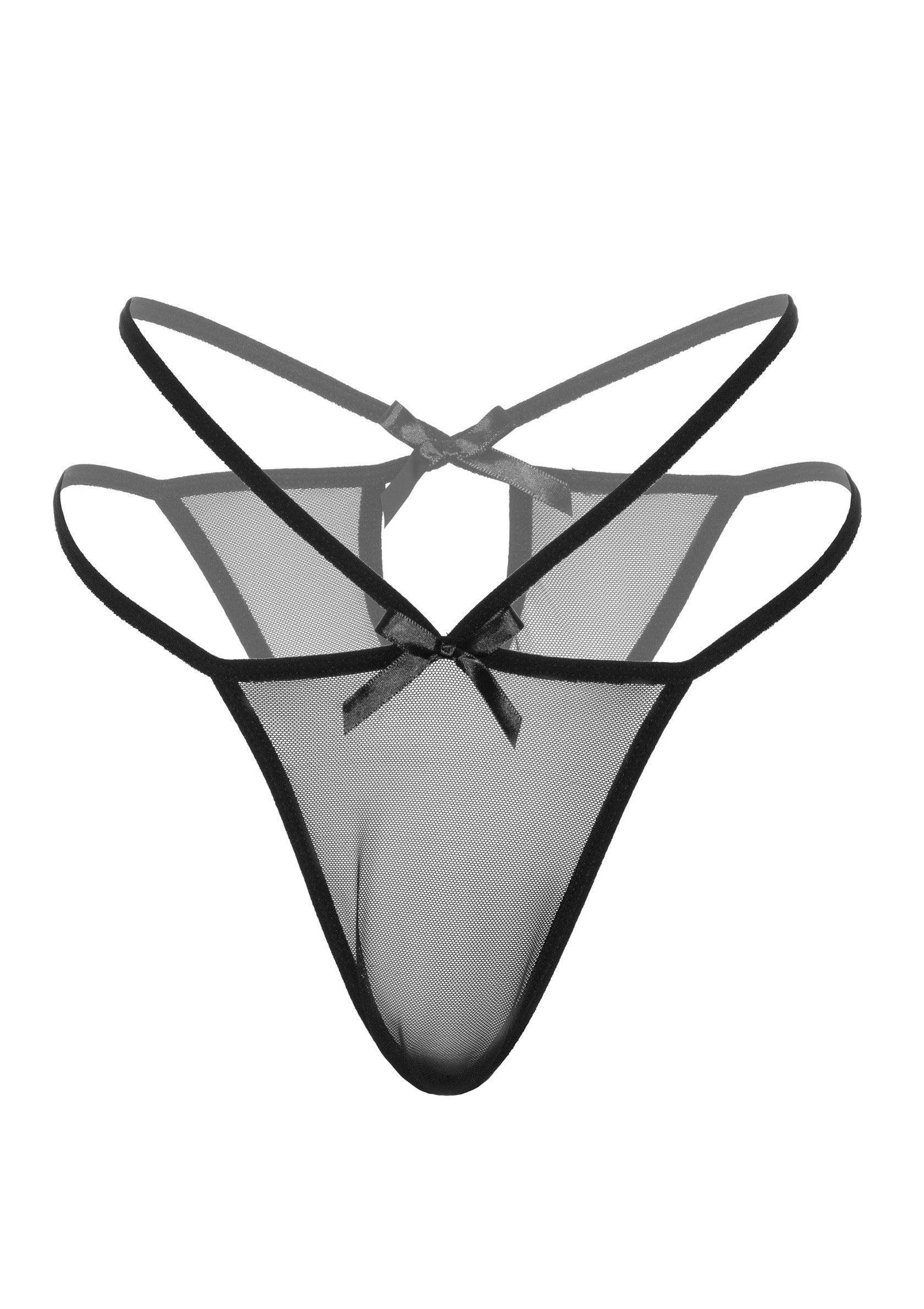 Daring Intimates Scarlett brazilian bikini BLACK S/M - 2
