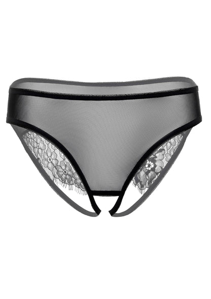 Daring Intimates Nicolette crotchless panty BLACK S/M - 6