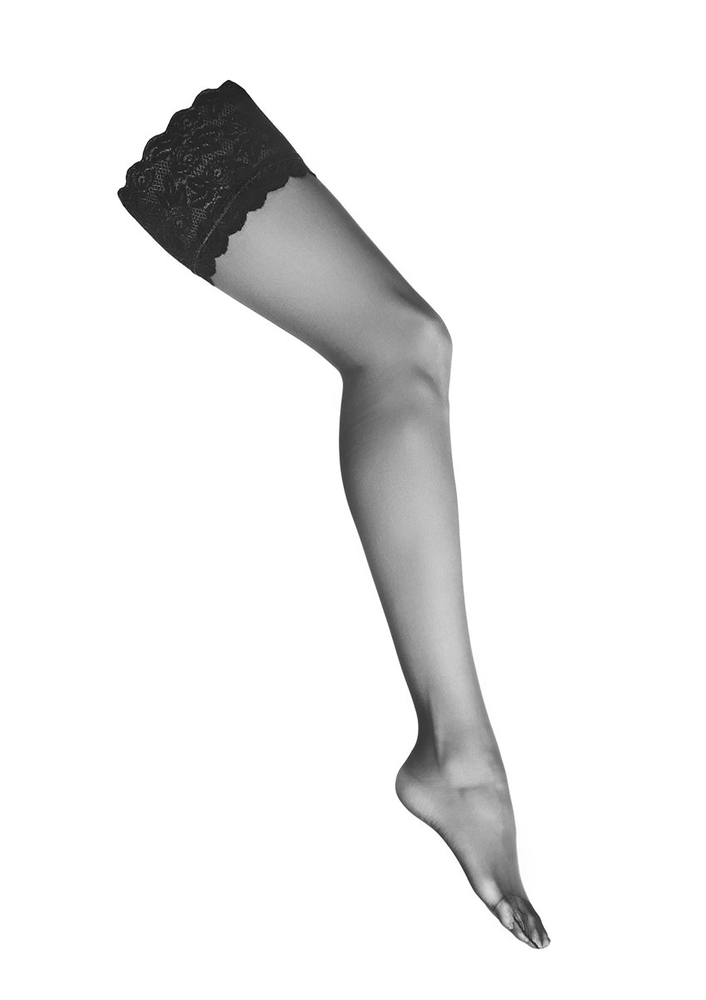 Kotek Stockings S015 BLACK S/M - 5