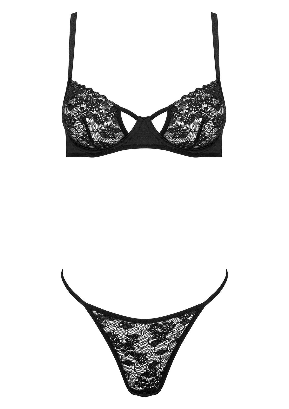 2 Pcs Set TP107 BLACK L/XL - 0